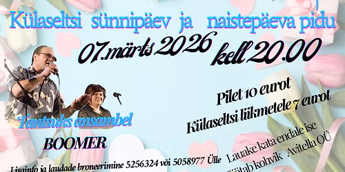 K\u00fclaseltsi s\u00fcnnip\u00e4ev ja naistep\u00e4eva pidu