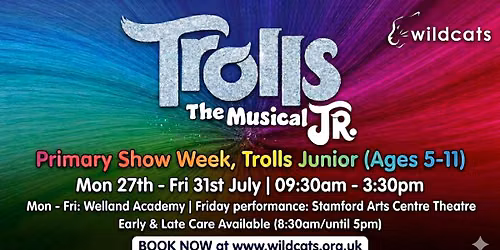 'Trolls Junior' Primary Summer School 2026 (HAF vouchers also accepted)