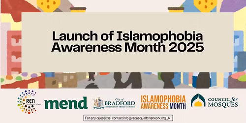 Launch of Islamophobia Awareness Month at Bradford City Hall