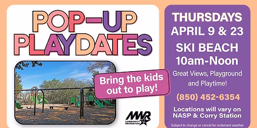 April 23rd Pop-Up Playdates 
