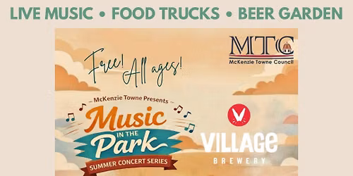Music in the Park - McKenzie Towne - Sept 18, 5-10 PM