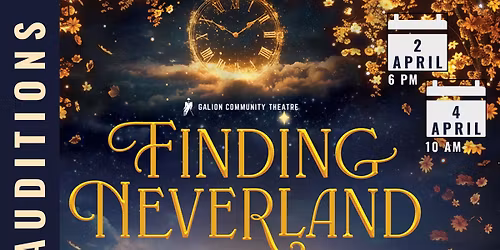 AUDITIONS: Finding Neverland at GCT