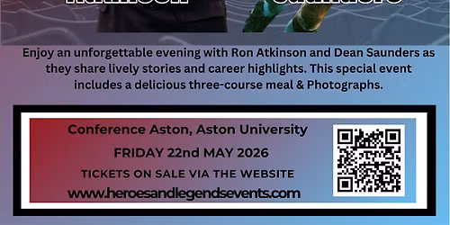 An Evening with Ron Atkinson & Dean Saunders