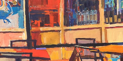 Blacklight Reactive Painting and Artist Talk