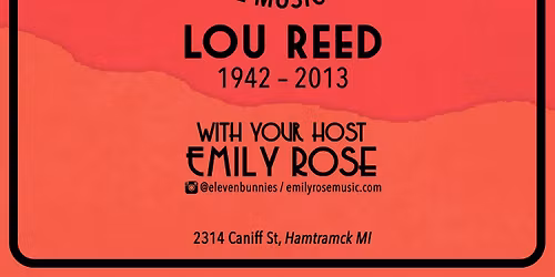 Ghost Night at Ghost Night: The Music of Lou Reed