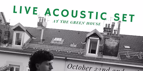 Live Acoustic Guitar Set at The Green House