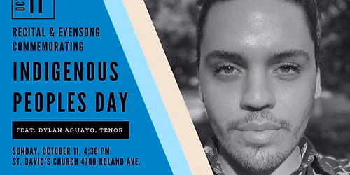 Recital & Evensong for Indigenous Peoples Day
