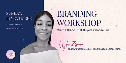 Branding Workshop: Craft a brand that buyers choose first