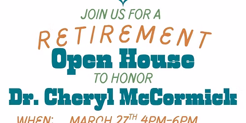 Retirement Open House for Dr. McCormick