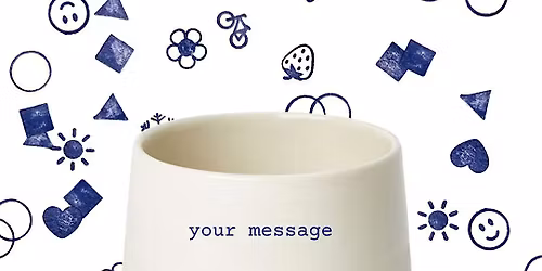 Gifting With A Message: Stamp Your Own Porcelain Cup