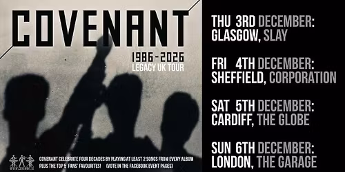 COVENANT\u00a01986-2026 Legacy Tour\u00a0
