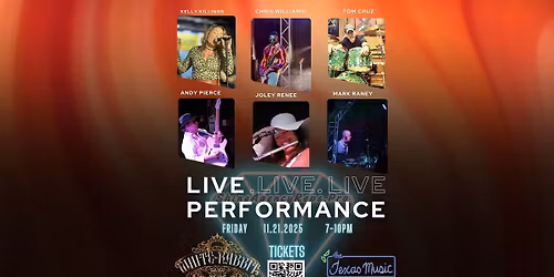 Shine Agency Presents White Rabbit Band Live! at Texas Music Cafe Nov 21 2025