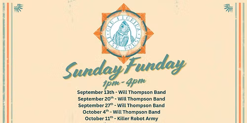 Sunday Funday @ Old Florida Fish House with the Will Thompson Band!