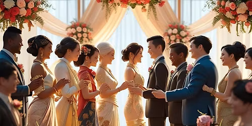 Valentine's Day Mass Wedding