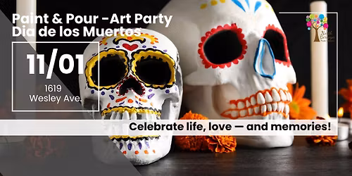 Paint & Pour: Dia de los Muertos