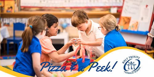 Preschool & Kindergarten Pizza and a Peek at Holy Trinity! \ud83c\udf55