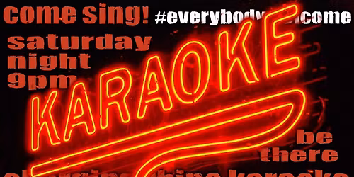 Charging Rhino SATURDAY Karaoke at Roederer's Pit Stop!