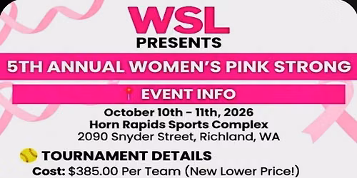 WSL 5th annual Women\u2019s pink strong 
