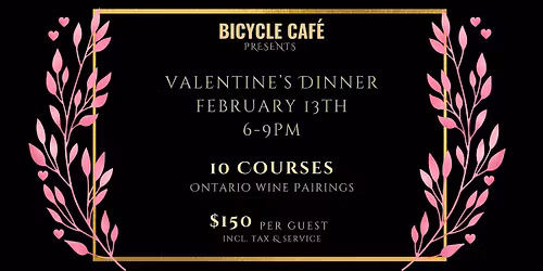 Valentines 10 Course Dinner