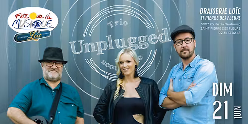Concert Trio UUNPLUGGED - Brasserie Lo\u00efc - F\u00eate de la musique