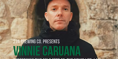 Vinnie Caruana Live at 27A 12\/27 - Two Set Times Available!