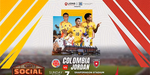 Colombia vs Jordan Soccer Match Watch Party in Houston, TX