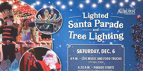 Auburn's Lighted Santa Parade & Tree Lighting