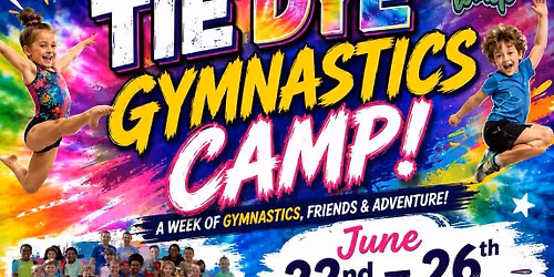 Tie Dye Gymnastics Camp
