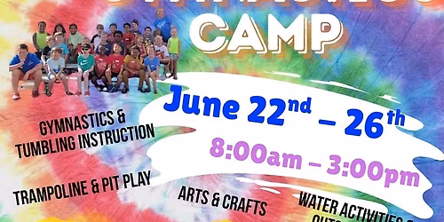 Tye Dye Gymnastics Camp
