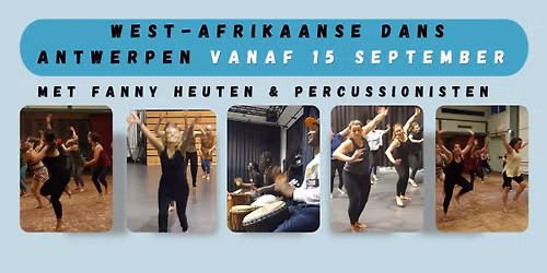 Nieuwe cursusreeksen West-Afrikaanse Dans met Fanny Heuten