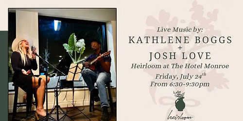 Live Music with Kathlene Boggs and Josh Love