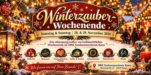 Winterzauber Wochenende 2026 | DRK Seniorenzentrum Konz