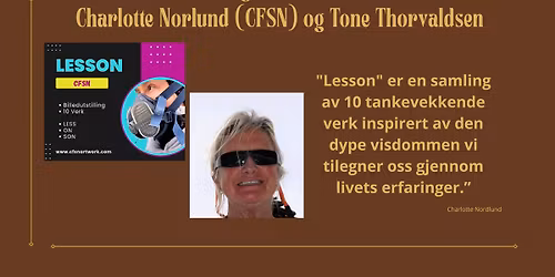 Vernissage med Charlotte Nordlund og Tone Thorvaldsen!