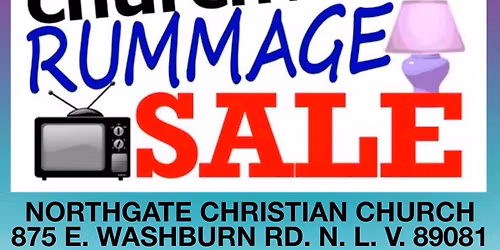 Church Rummage Sale