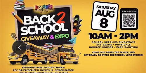 Back 2 School Giveaway and Expo