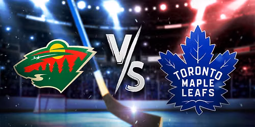 Toronto Maple Leafs at Minnesota Wild at Grand Casino Arena
