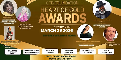 CFB Foundation Heart Of Gold Awards 2025-2026