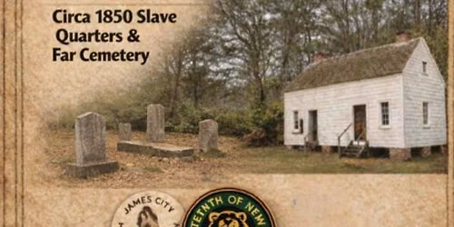 James City Historical Society - Circa 1850 Slave Quarters and Far Cemetery Tour