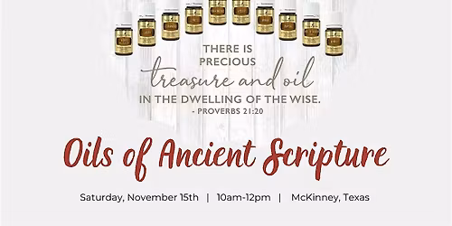 Oils of Ancient Scripture