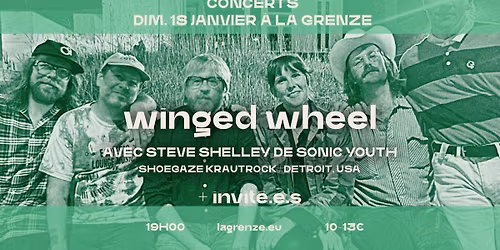 Winged Wheels (avec Steve Shelley de Sonic Youth) en concert \u00e0 La Grenze