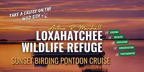 Sunset Pontoon Cruise at ARM Loxahatchee NWR