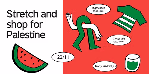 Stretch and shop for Palestine 