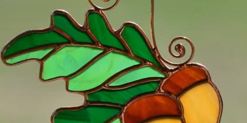 Fall themed Pick Your project Stained Glass Workshop, Saturday, November 8th, 2025, 9:00 am