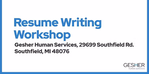 Resume Writing Workshop