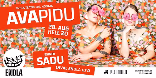 Endla Teatri 116. hooaja AVAPIDU