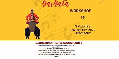 \ud83d\udc83\u2728 Community Bachata Workshop