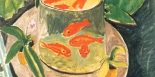 Peces Rojos de Matisse - Pintura Fluo - Todas las edades