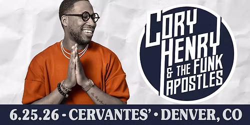 Cory Henry & The Funk Apostles w\/ Special Guests