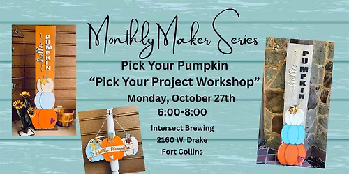 Pick Your Pumpkin...and Your Project