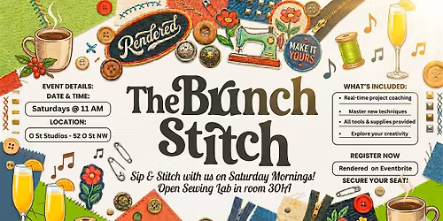 The Brunch Stitch: Saturday Open Sewing Lab